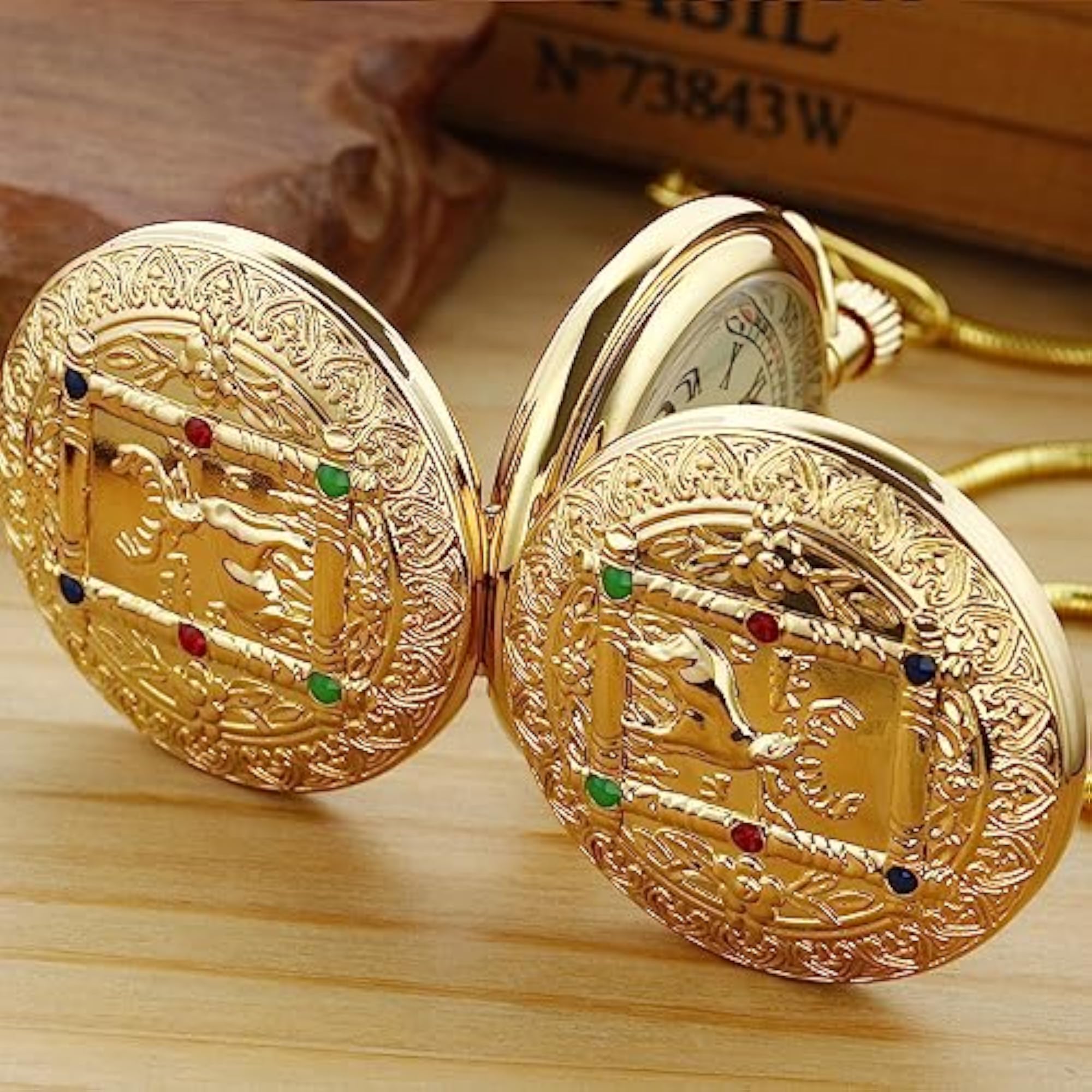 Unique Men's Mechanical Pocket Watch
